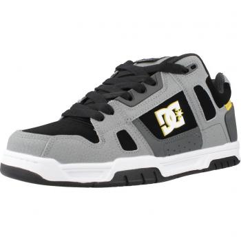 Zapatilla DC Shoes Stag para Hombre – Zapatillas Casual en Color Gris – Sneaker con Cierre de Cordones – Estilo Casual – Cómodas – De Alta Calidad – Modelo 320188-GY1