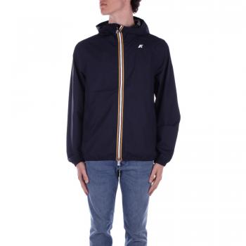 Men's Eco Stretch Dot Blue Windbreaker Jacket