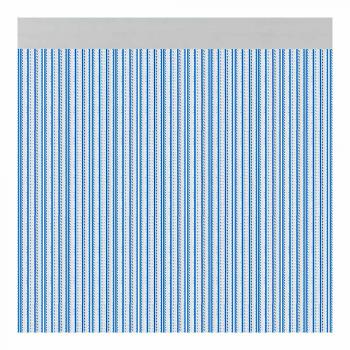 Cortina de puerta Brescia azul 90x210cm Manacor