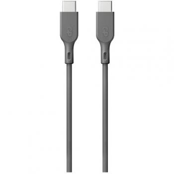 Cable de Carga y Sincronización USB-C a USB-C, 1.0 m, QC 3.0, Gris