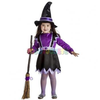 Disfraz Bruja Nightstar Witch Lila 3-4 años