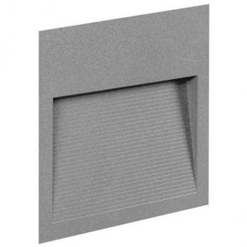 Lámpara de Pared Empotrable LED SLIM 3W 367lm 3000K Gris