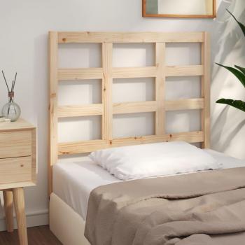 Cabecero de cama 105.5X4x100 cm madera maciza de pino
