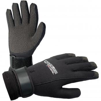 Cressi - Guantes Kevlar 3 mm, Color Negro, Talla S