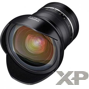 Samyang SAMXP14F24NIKON - Objetivo XP 14mm F2.4 Nikon Ae, Color Negro
