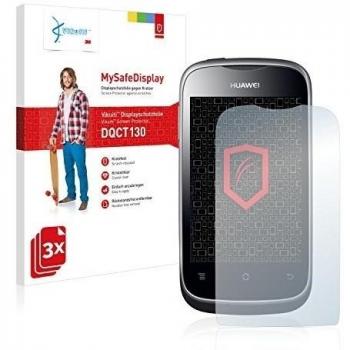3x Vikuiti MySafeDisplay Protector de Pantalla DQCT130 de 3M para Huawei Ascend Y201 Pro U8666E