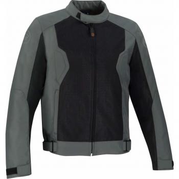 BERING Chaqueta moto RIKO Gris/Negro, Gris/Negro, S
