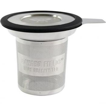 Infusor de té Edward Fields Tea con tapa de silicona y filtro de acero inoxidable