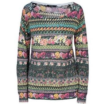 Desigual Jersey para mujer Alquitran Grau XS