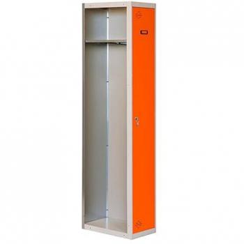 Taquilla SIMONLOCKER Profesional Módulo Adicional 1 Puerta 1800x300x500 mm Metal Gris/Naranja