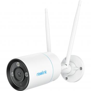 Cámara de Vigilancia Reolink W330 - IP WiFi 4K Exterior con Visión Nocturna a Color, Detección de Personas/Vehículos/Animales, Audio Bidireccional, IP67 Waterproof