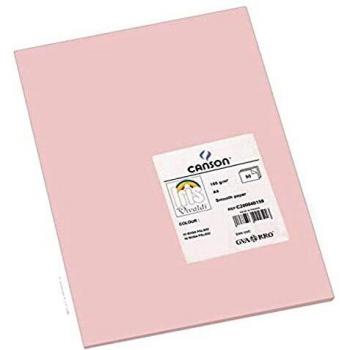 Canson Iris - Pack de 50 Cartulinas A4, 185g, Color Rosa