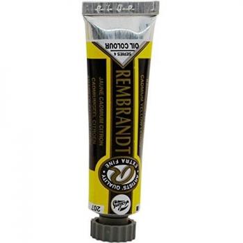 Rembrandt Pintura al óleo para artistas, 15 ml, limón amarillo cadmio, serie 4