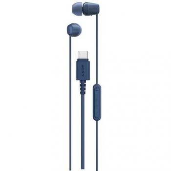 Sony IER-EX15C USB-C Wired In-Ear Earphones with Microphone - Blue