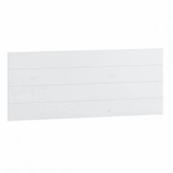 Cabecero de Cama Juvenil de 90 cm en Madera de Pino Color Blanco 110 CM