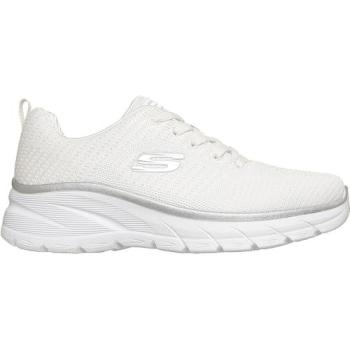 Zapatillas Skechers Fashion Fit 2.0 Moonlight Glow para Mujer - Deportivas Blancas/Silver, Talla 39, Vegan, Lavables en Máquina