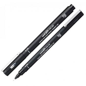Rotulador Calibrado Uni Pin Fine Line - Trazo 0,03 mm - Color Negro