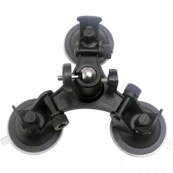 Soporte de Montaje Tri-Copa Super Succión para Cámara DSLR y Action Cam GoPro Hero 5/4/3+/3/SJCAM SJ4000 SP99