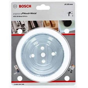 Sierra perforadora universal 105mm Bosch Progressor for Wood and Metal