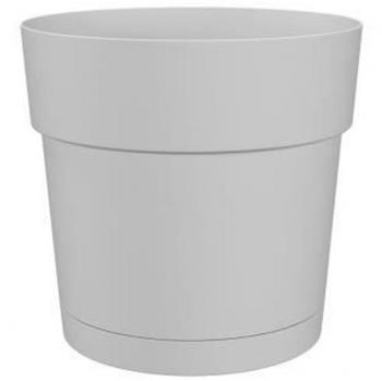 Macetero Redondo de Plástico con Reservorio de Agua Ø 30 cm - Taupe Artevasi