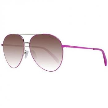 Emilio Pucci Women's Polarized Sunglasses EP0206 77F 63mm with Gradient Brown Lenses