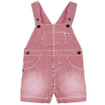 Absorba 9n21002 Dungaree Pantalones de Peto, Rojo