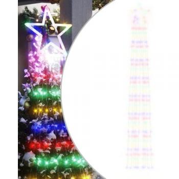 vidaXL Christmas Tree Light 320 LEDs Colourful 375 cm