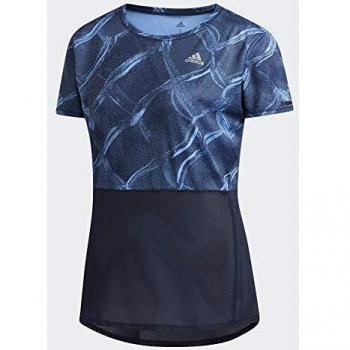adidas Own The Run tee Camiseta, Mujer, azurea/Tinley, L
