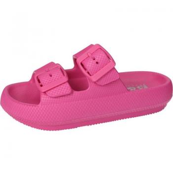 Sandalias B&W para niña fucsia, chanclas de piscina con dos hebillas, piso grueso y antideslizante, modelo BW BREAK WALK NV553401-0269
