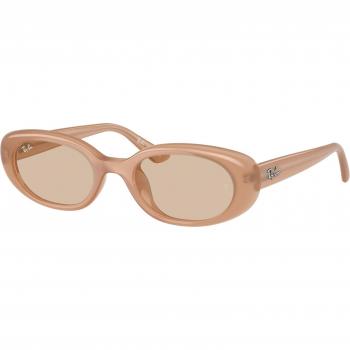 Ray-Ban RB4441D Unisex Pillow Sunglasses, Color 678793, Brown, Size 53