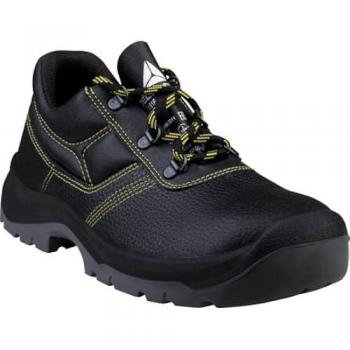Zapatos de seguridad Deltaplus piel crupon pigmentada suela PU bi densidad color negro talla 46
