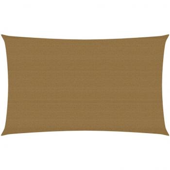Pantalla de vela 160g/m² 5x8 m Gris Taupe HDPE