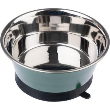 Comedero Modern Living Denver verde oscuro con ventosa - 1,2 L, Diám. 17 cm
