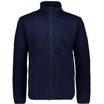 CMP Men's Fleece Jacket 39H4637 - Marine/Bright Blue/Black, Size 4XL