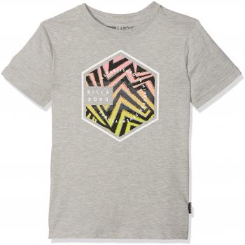 Billabong Six SS TEE T-SHIRT, Niños, gris, Talla del fabricante: 16