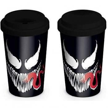 Marvel Comics MGT25084 Venom-Taza de Viaje, Multicolor