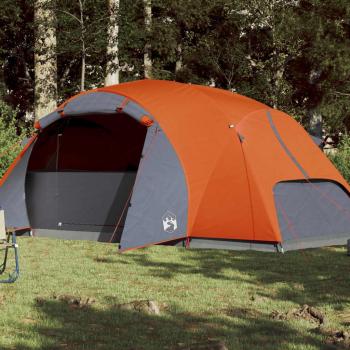 Tienda Familiar Crossvent Impermeable para 8 Personas Color Azul, Gris, Naranja y Verde