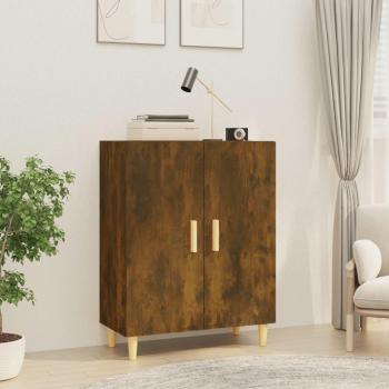 Aparador Ahumado de Roble 70x34x90cm de Madera Multicapa