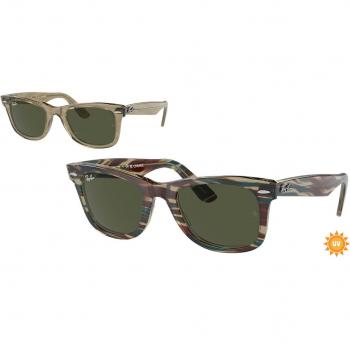Ray-Ban RB2140 Wayfarer 138731 Unisex Squadrata Grigio Sunglasses