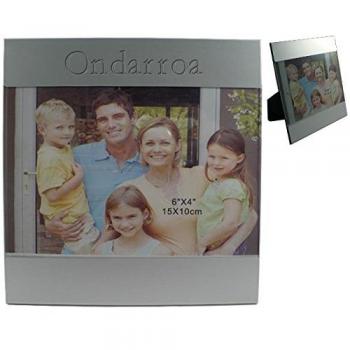 Marco de foto de aluminio con nombre grabado: Ondarroa