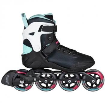Patines Powerslide Phuzion Radon Teal 90 para mujer, color azul, talla 39