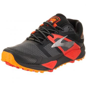 Brooks Cascadia 12 GTX, Black/Ebony/Cherry Tomato