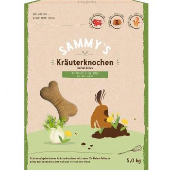 Sammy's Snacks de Cordeiro com Ervas para Cães - Pack Económico: 2 x 5 kg