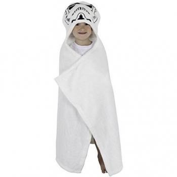 Disney Star Wars Calssic Stormtrooper - Albornoz, Blanco, 123x80x1 cm