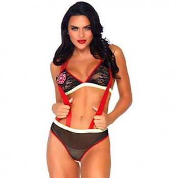 Leg Avenue Roleplay Fire Fighter, sujetador y braga 120 gr