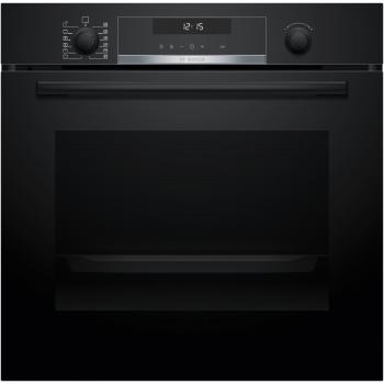 Bosch HBG578EB7 Multifunction Air Fry Oven, 71L Capacity, Pyrolytic Self-Cleaning, Wi-Fi Connectivity, Black