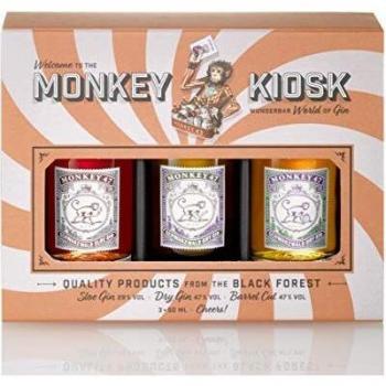 Set de Miniaturas de Gin Monkey 47 - 3 Botellas de 0,05 L (29%-47% Vol.)