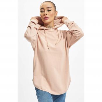 Urban Classics Women's Light Rose Oversized Terry Hoodie