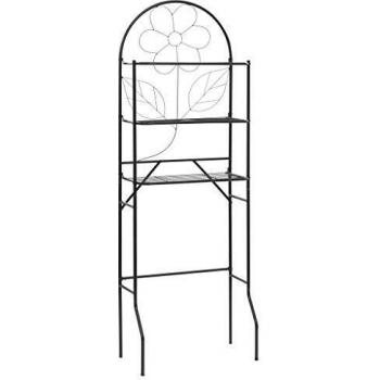 vidaXL Estante de Baño Negro 60x33x174 cm Estantería Repisa Mueble Organizador