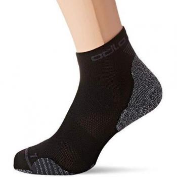 Odlo Ceramicool Quarter Running Socks - black - Size: 42 - 44